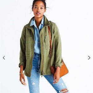 Madewell Olive Utility Jacket